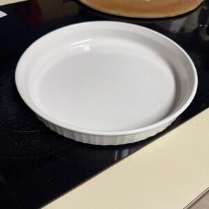 Corning Ware 10” White Quiche Ceramic Baking Dish